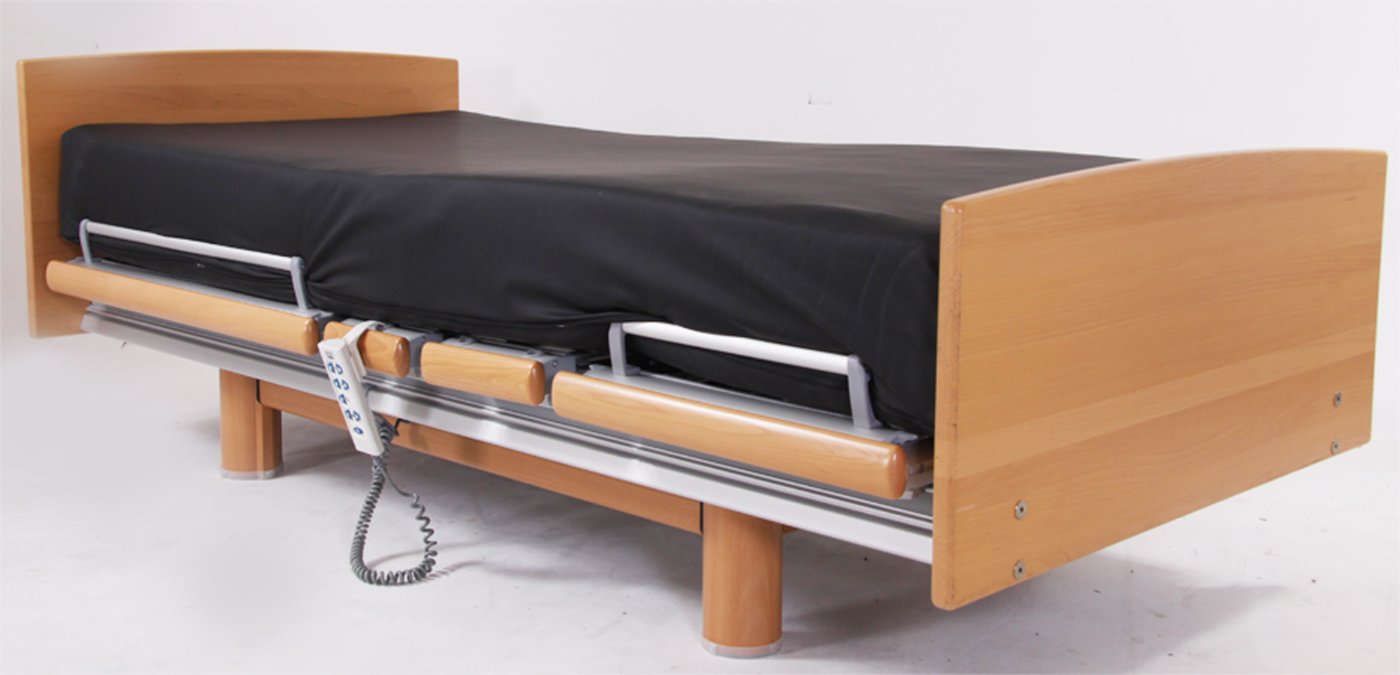Hoog-laag bed qqq1191 Belletto 3080 MA 100 x 200 zorgbed van Völker SCHITTEREND, EN EXTRA BREED!